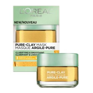 L’Oréal Paris Pure Clay Mask – Argile Pure + Extrait de Citron
