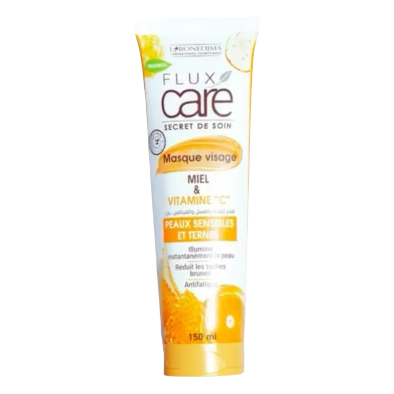 Flux Care – Masque Visage Miel & Vitamine C (150 ml)