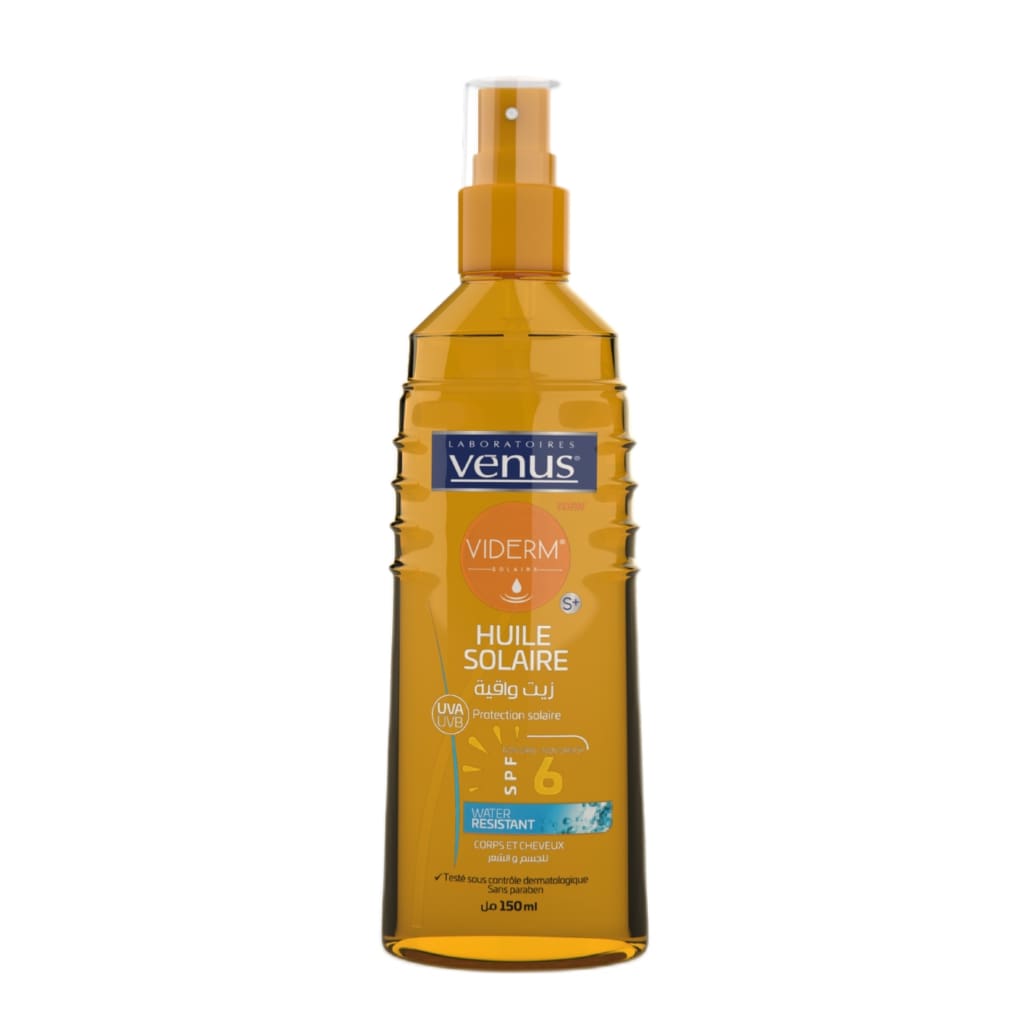 Huile Solaire SPF 6 – Venus VIDERMA
