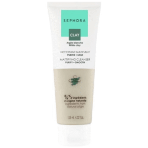 Sephora – Nettoyant Matifiant à l’Argile Blanche (125 ml)