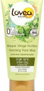 Masque Visage Purifiant à l’Argile Verte – LOVEA – 75 ml