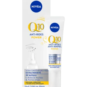 Nivea Q10 Power – Crème Contour des Yeux Anti-Rides & Fermeté 15 ml