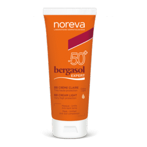 Noreva Bergasol Expert SPF50 – Crème Minérale Peaux Sensibles